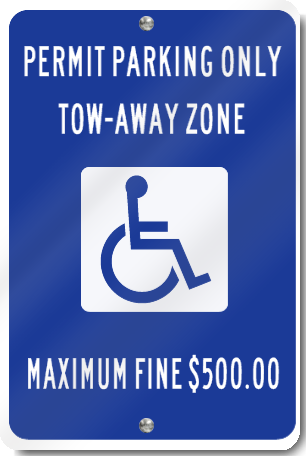 Georgia Handicapped Signs