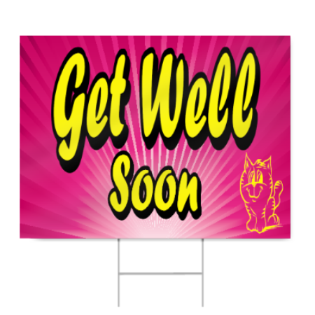 Get Well Soon Sign