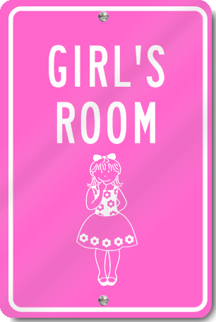 Girl's Room Sign