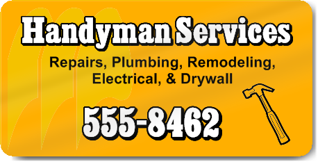 Handyman Services Magnet