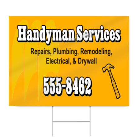 Handyman Services Sign