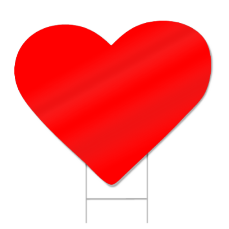 Heart Shaped Sign