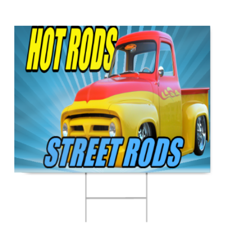Hot Rods Street Rods Sign