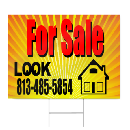 House For Sale Sign