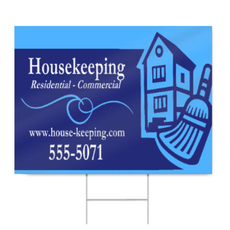 Housekeeping Sign