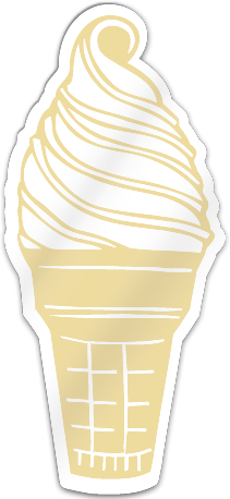 Ice Cream Cone Shaped Magnet