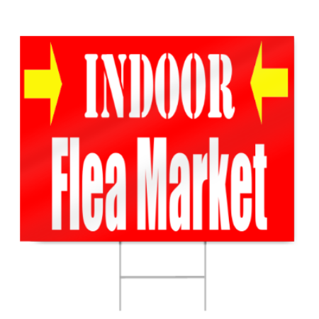 Indoor Flea Market Sign Signstoyou Com