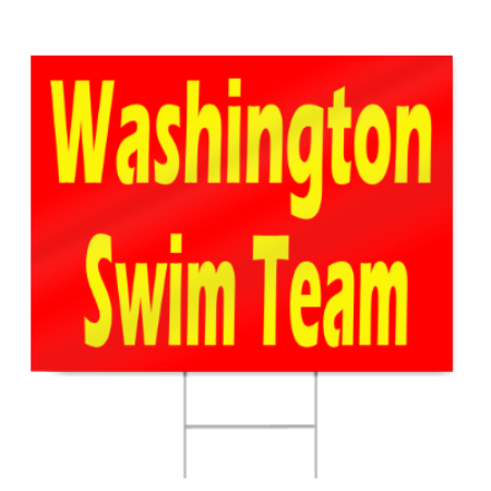 Junior High Swim Team Sign