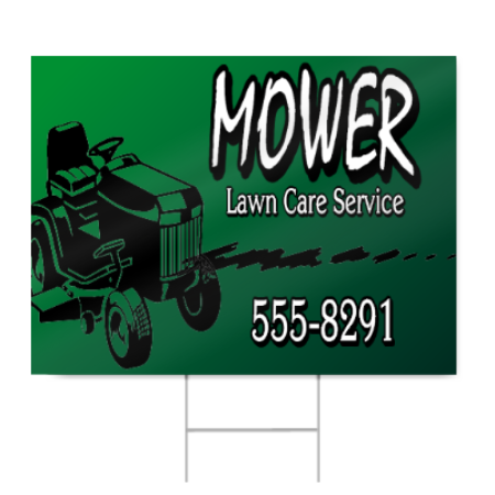Lawn Care Service Service Sign
