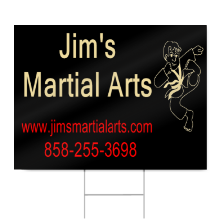 Martial Arts Sign