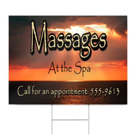 Massage Sign