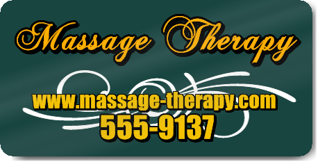 Massage Therapy Magnet