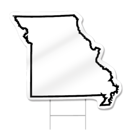 Missouri Shaped Sign