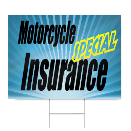 Motorcycle Insurance Sign