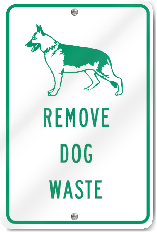 Remove Dog Waste Sign