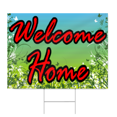 New Home Welcome Sign 