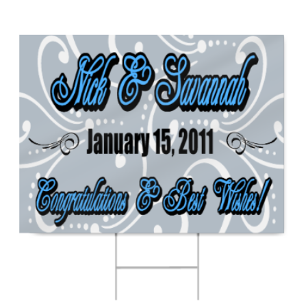 Newlywed Sign