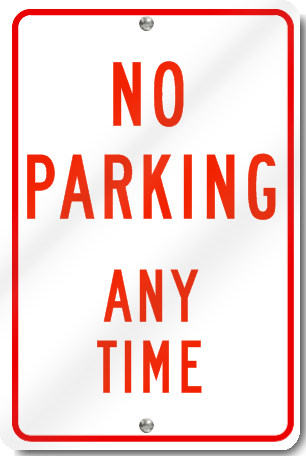 NO Parking 24hr Access Required at ALL times 8x10" Metal Sign Home Business #110 