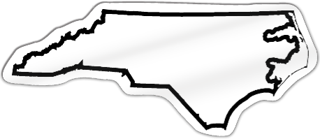 North Carolina Shaped Magnet