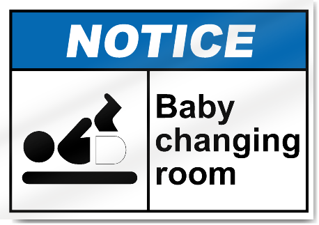 Baby Changing Room2 Notice Signs