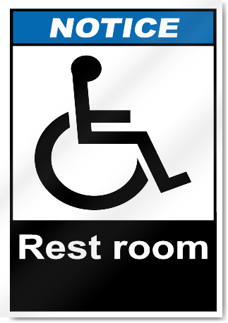 Rest Room Notice Signs