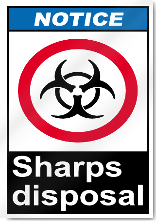 Sharps Disposal2 Notice Signs