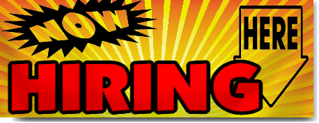 Now Hiring Banners