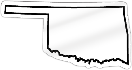 Oklahoma Shaped Magnet