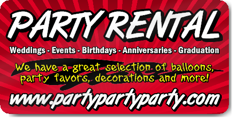 Party Rental Magnet