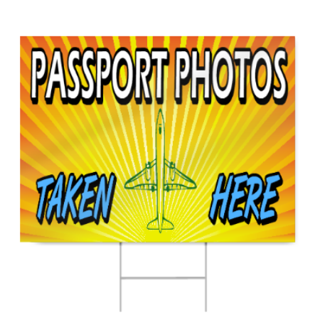 Passport Photos Taken Here