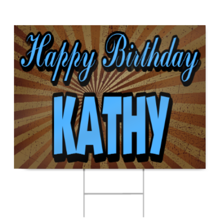 Personalized Birthday Sign