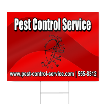 Pest Control Service Sign