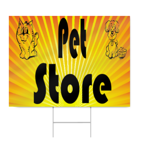 Pet Store Sign