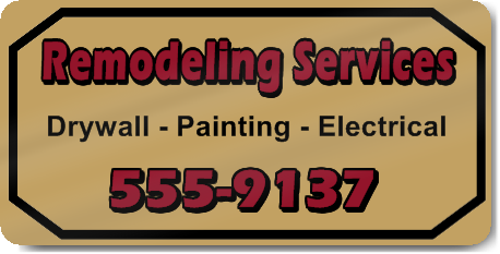 Remodeling Services Magnet