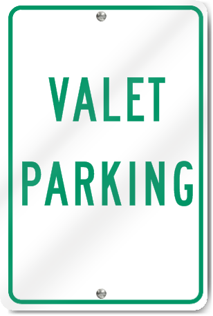 Valet Parking Sign