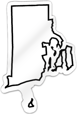 Rhode Island Shaped Magnet