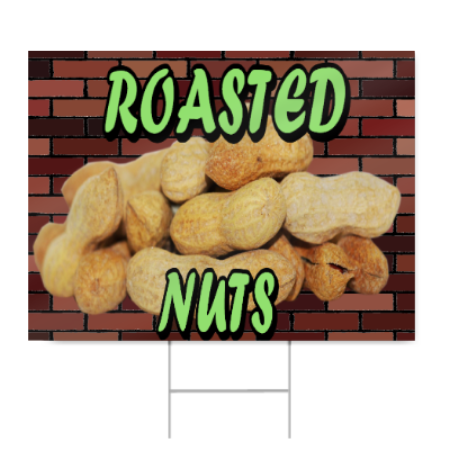 Roasted Nuts Sign