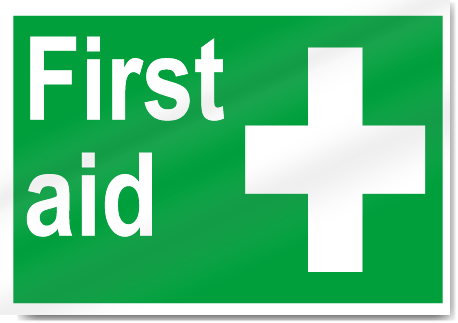 First Aid Safety Signs