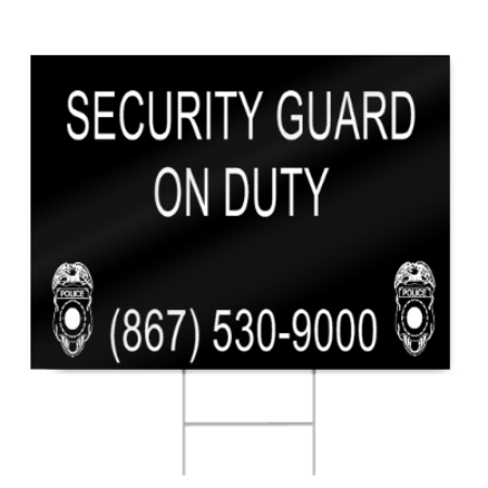 Security Sign