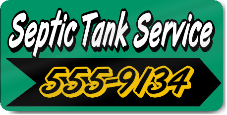 Septic Tank Service Magnet