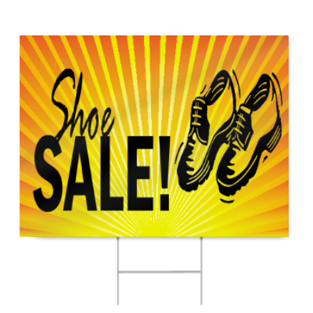 Shoe Sale Sign