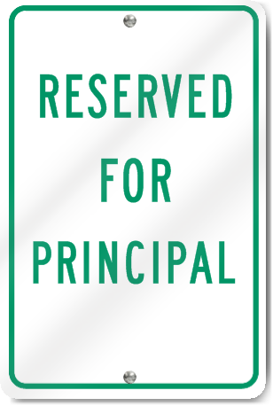 Reserved For Principal Sign