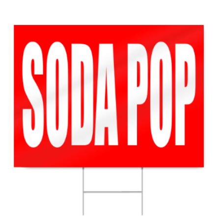 Soda Pop Sign 