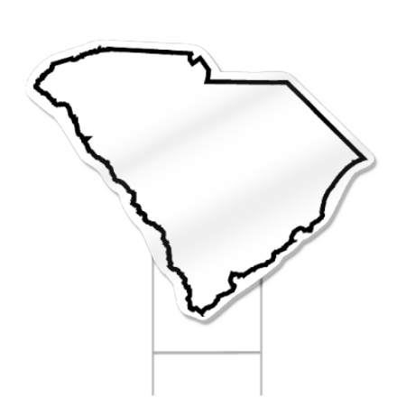 South Carolina Shaped Sign