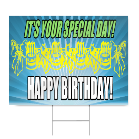 Special Day Birthday Sign