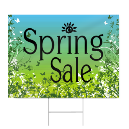 Spring Sale Sign