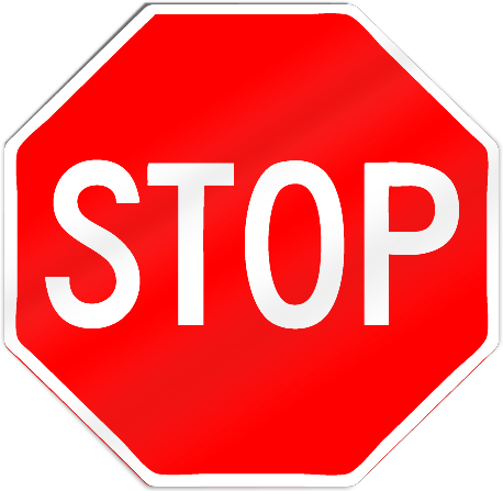 Stop Sign Shaped Magnet