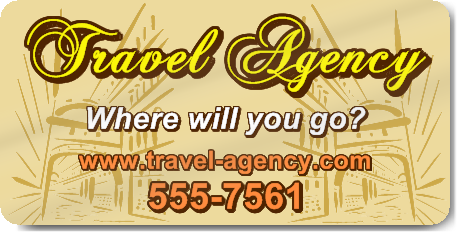 Travel Agency Magnet