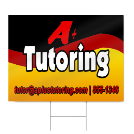 Tutoring Sign