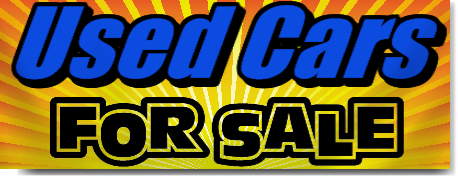 USED CARS FOR SALE Banner Sign NEW 